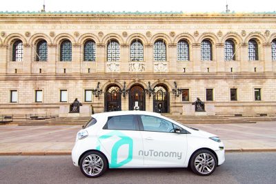 MIT startup nuTonomy's plans for a self-driving fleet could change the transportation industry, including food delivery services and car insurance. PHOTO COURTESY NUTONOMY