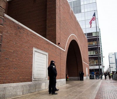 Jurors were presented with digital evidence and testimony Thursday about explosives in the trial of Boston Marathon bombing suspect Dzhokhar Tsarnaev at the John Joseph Moakley United States Courthouse. PHOTO BY ALEXANDRA WIMLEY/DAILY FREE PRESS STAFF