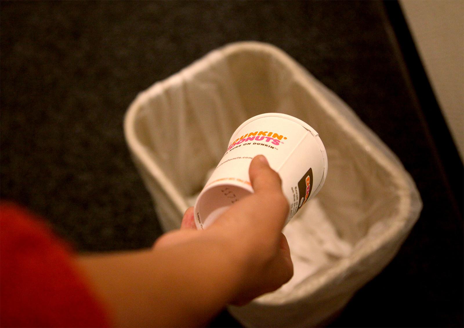The Kill the Cup Challenge encourages universities to reduce waste from disposable coffee cups. PHOTO ILLUSTRATION BY OLIVIA NADEL/DAILY FREE PRESS STAFF