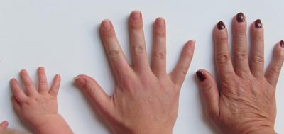 hands of different ages