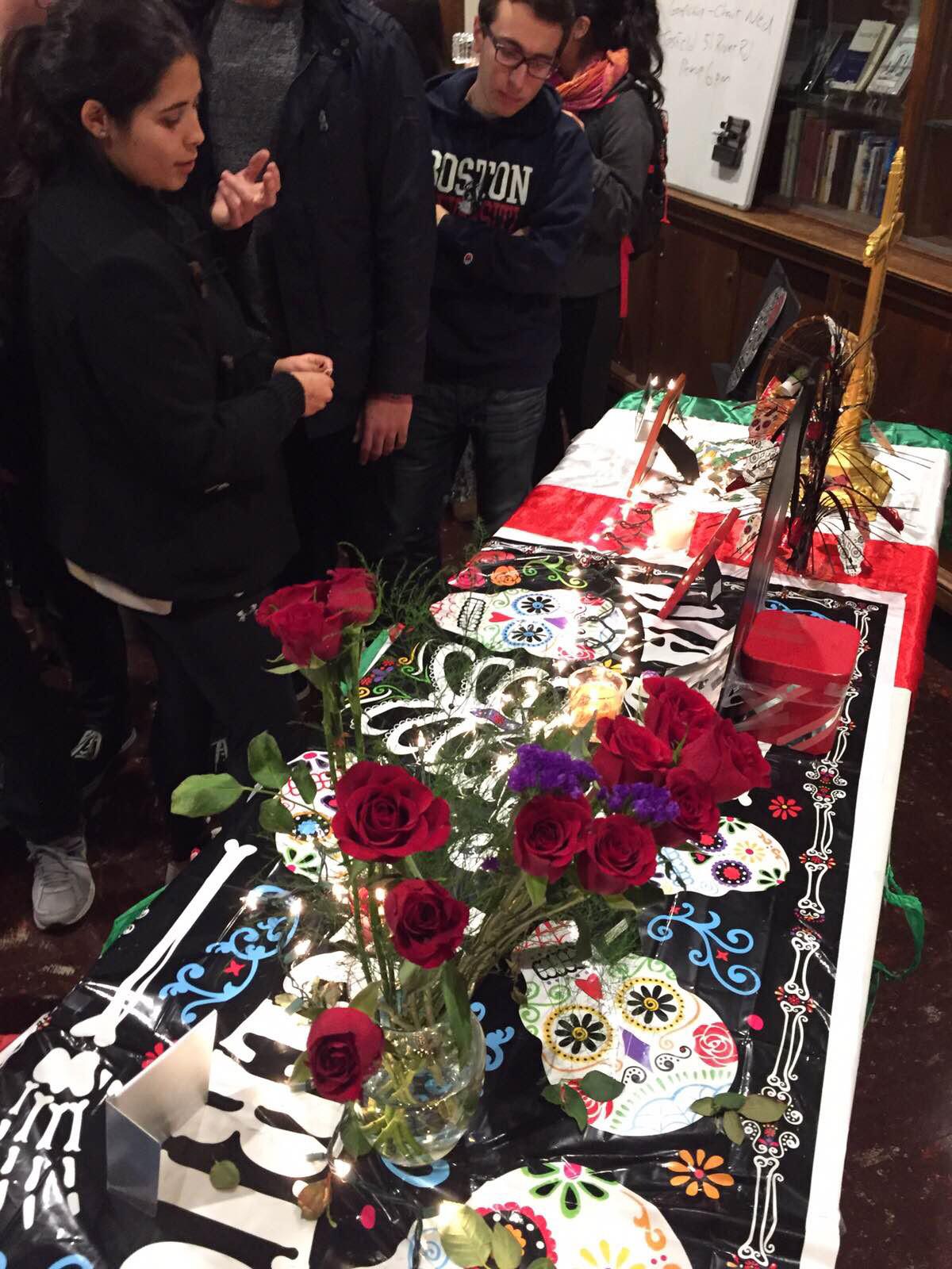 Marsh Chapel's Global Ministries Department and the Boston University Mexican Student Association celebrated the Dia de los Muertos on Nov. 1. PHOTO COURTESY PABLO RODRIGUEZ