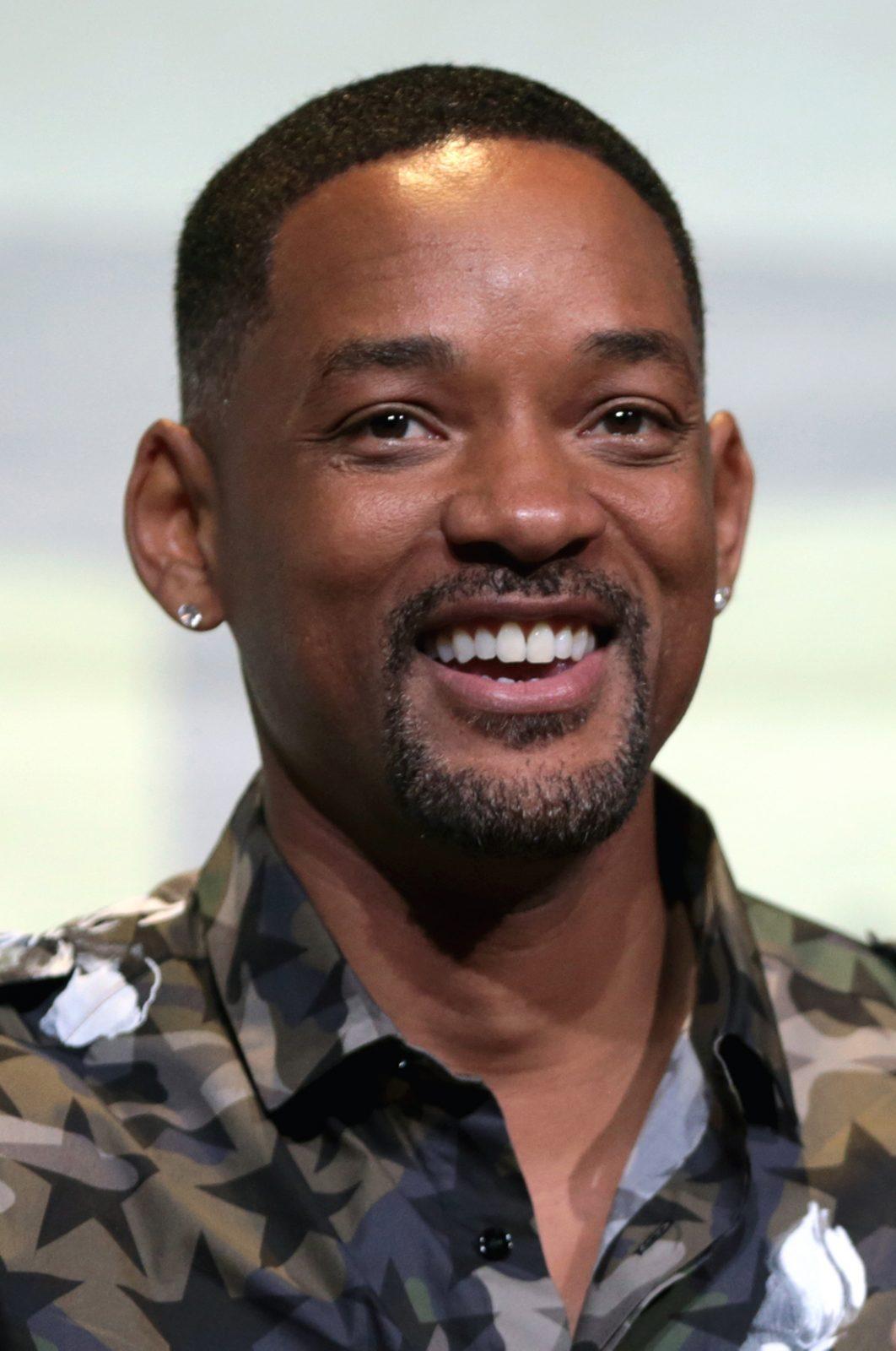 Actor Will Smith on a panel at the 2016 San Diego Comic-Con International. Smith stars in  the new drama “The Gemini Man,” which was released in theaters on Friday. COURTESY OF WIKIMEDIA COMMONS