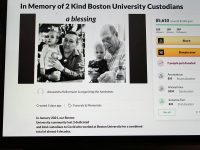 gofundme page in memory of boston university custodians