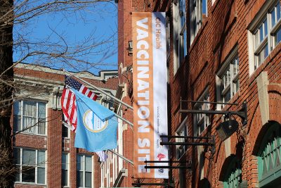 Fenway Park vaccination site