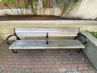 hostile bench along commonwealth avenue