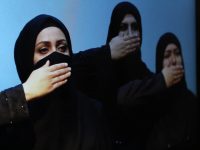 Three women in the Queens of Syria film