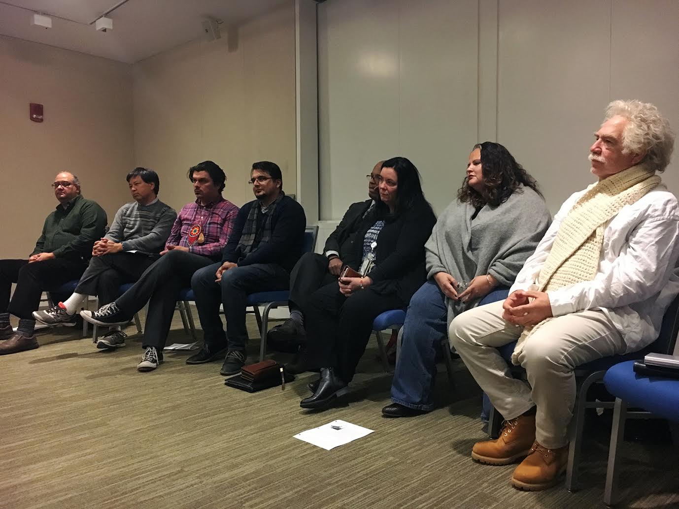 The School for the Environment at the University of Massachusetts, Boston hosts a forum on natural disaster recovery Tuesday afternoon. PHOTO BY SARIKA RAM/ DAILY FREE PRESS STAFF