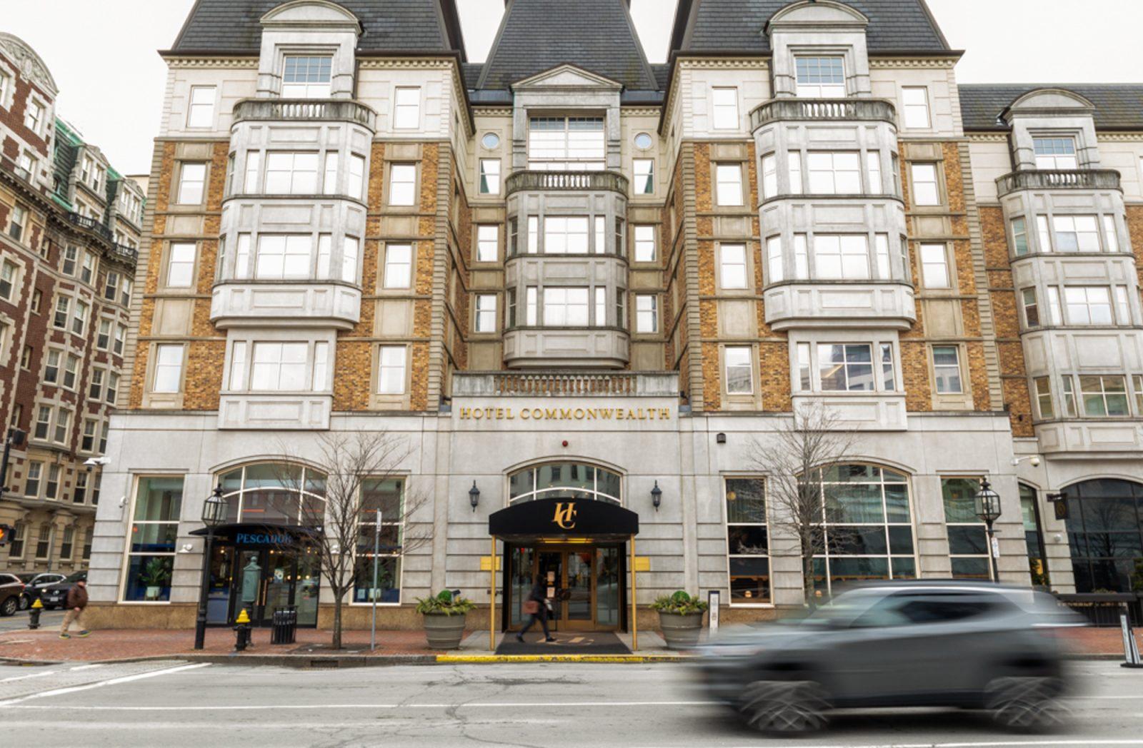 Hotel Commonwealth in Kenmore square. Some students matriculating in the spring semester were temporarily assigned to live in Hotel Commonwealth due to delays in on-campus housing. MATTHEW EADIE/DFP PHOTOGRAPHER