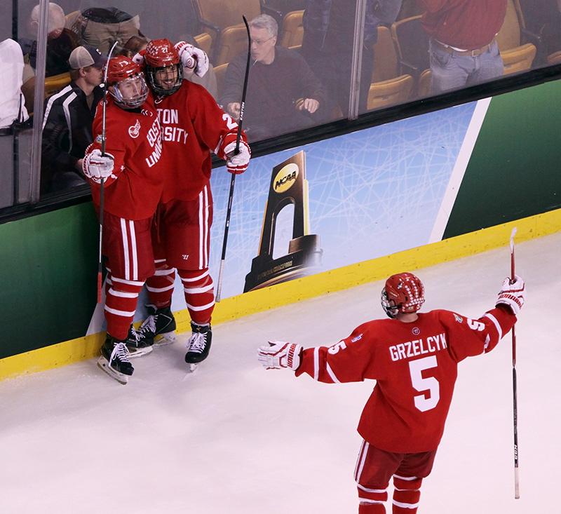 The Terriers will look to claim their sixth national championship Saturday against Providence. PHOTO BY MAYA DEVEREAUX/DAILY FREE PRESS STAFF