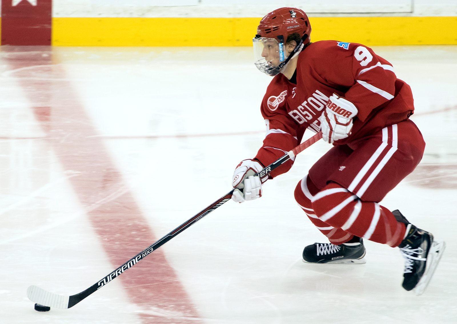 Jack Eichel takes home Hockey East Player of the Year, Rookie of the year honors, David Quinn earns Coach of the Year