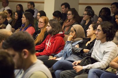 Many international students are concerned about what the president-elect’s immigration policies will mean for them. PHOTO BY NATALIE CARROLL/ DAILY FREE PRESS STAFF