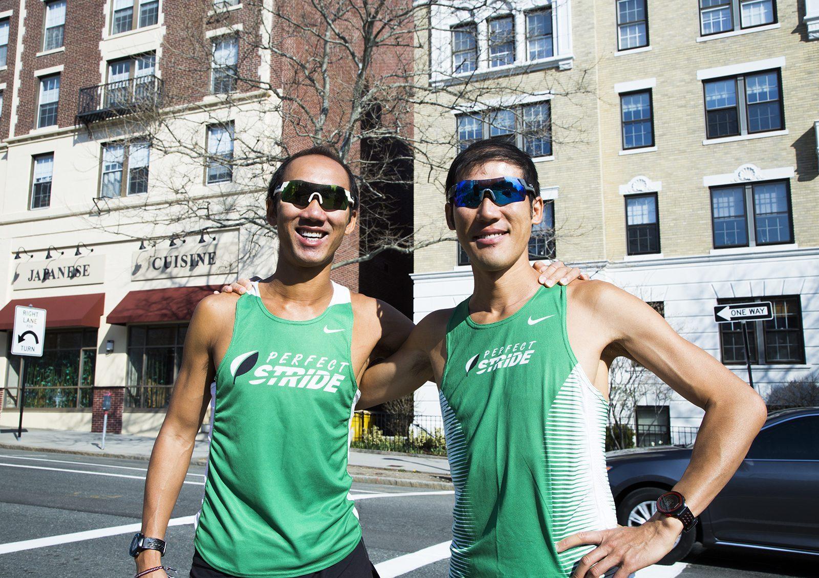 The Chan brothers run in the Boston Marathon after competing in eight desert ultramarathons. PHOTO BY HALEY ABRAM/ DAILY FREE PRESS STAFF