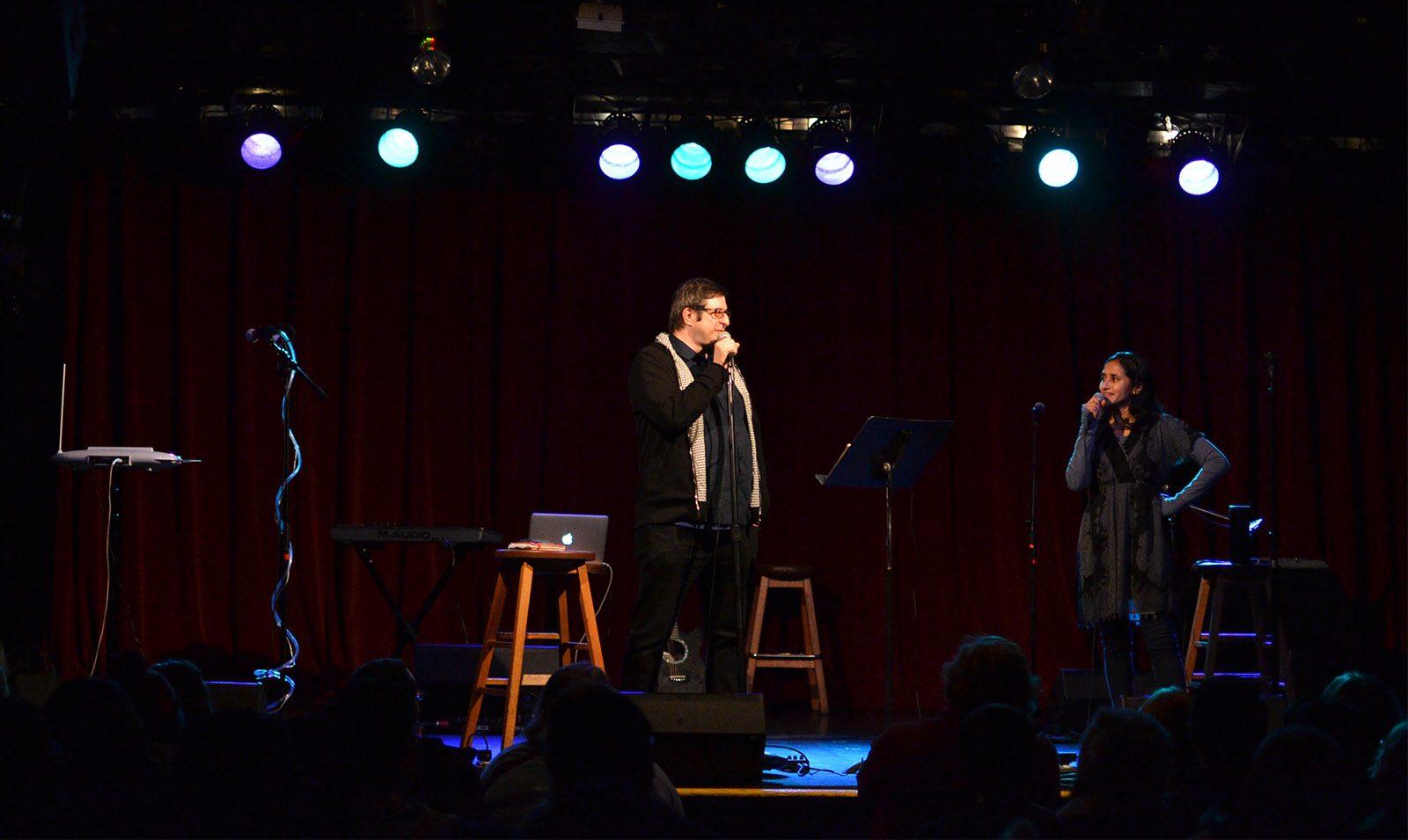 Eugene Mirman, an American comedian and voice actor known for his role as Gene in "Bob's Burgers," talks about comedy, social issues and politics. PHOTO BY CHLOE GRINBERG/ DAILY FREE PRESS STAFF