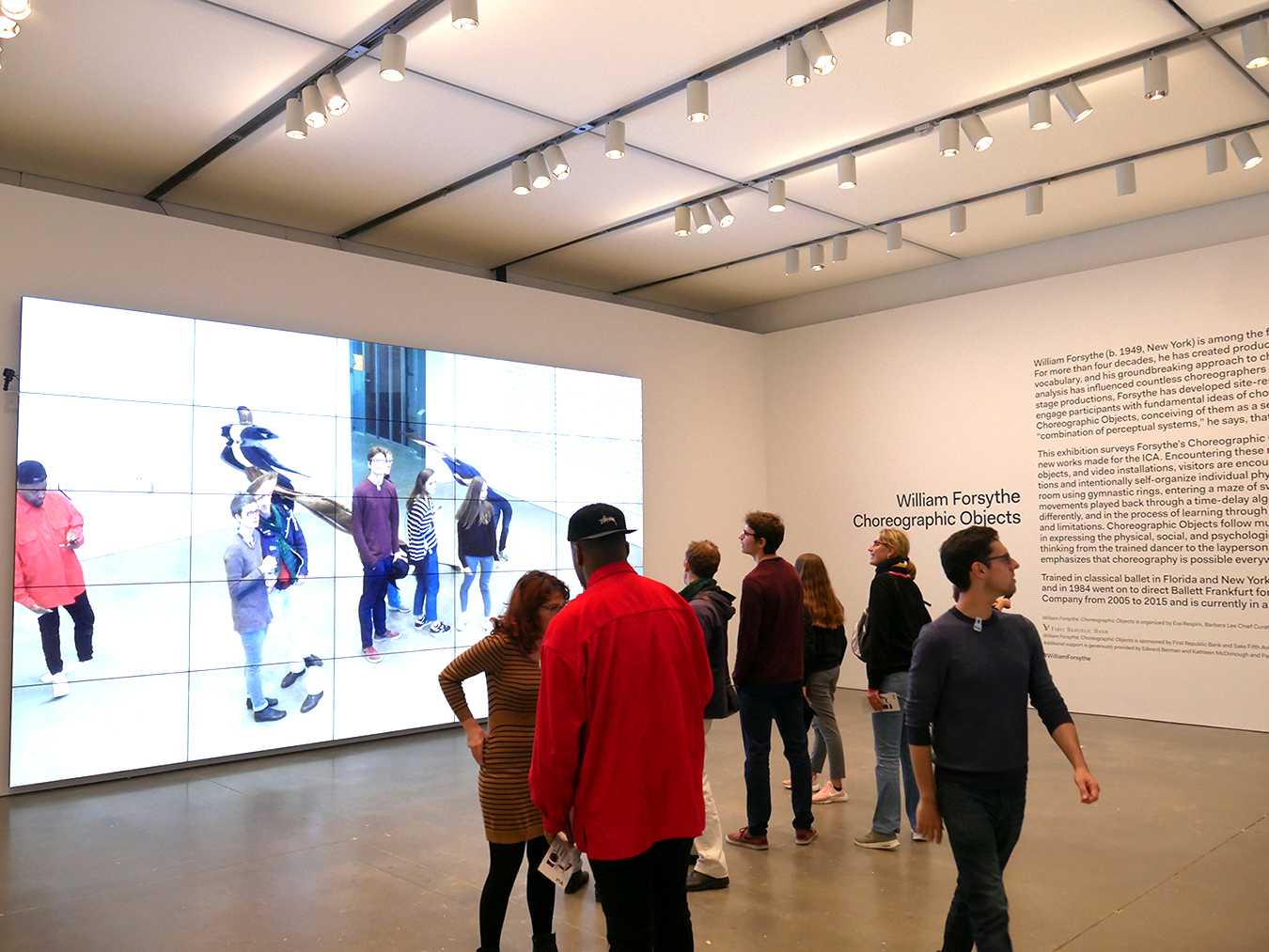 “William Forsythe: Choreographic Objects” at the Institute of Contemporary Arts features interactive works by the famed choreographer. FELIX PHILLIPS/ DAILY FREE PRESS STAFF