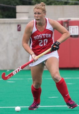 Sophomore forward Ally Hammel has four goals and four assists this season. PHOTO BY JUSTIN HAWK/ DAILY FREE PRESS STAFF 