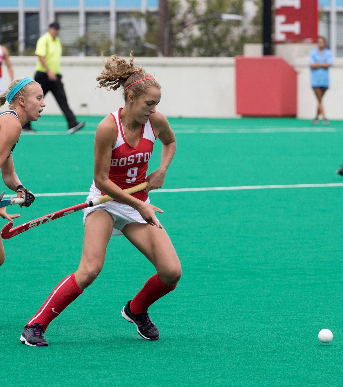 Junior Kara Enoch and the Terriers will look to finish the regular season strong.  PHOTO BY JUSTIN HAWK/ DFP FILE PHOTO