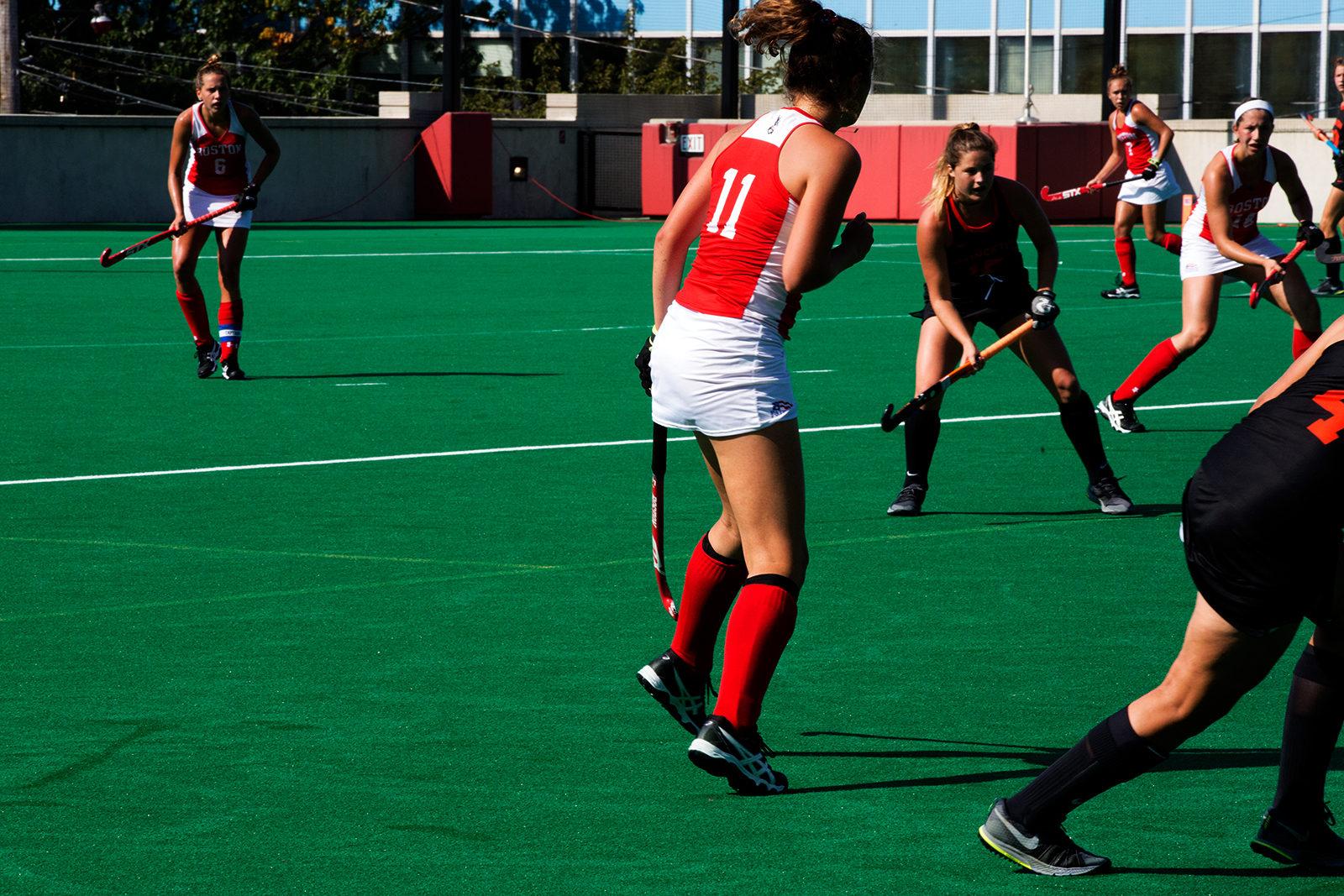 The Boston University field hockey team will look to improve for next year's season. PHOTO BY NATALIE CARROLL/ DFP FILE PHOTO