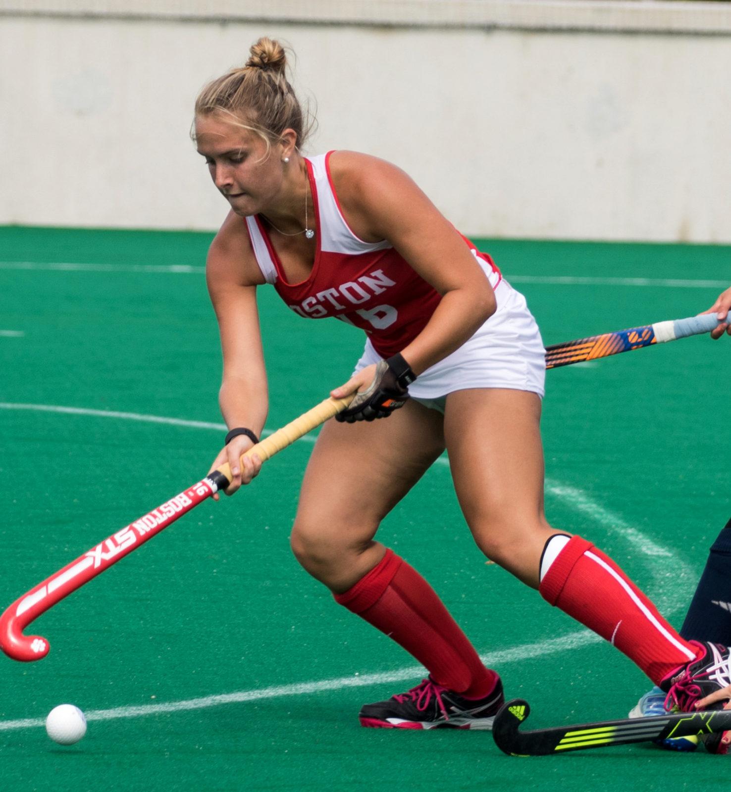 Senior Grace Boston and the Terriers will look to improve after a recent rough patch. PHOTO BY JUSTIN HAWK/ DAILY FREE PRESS STAFF