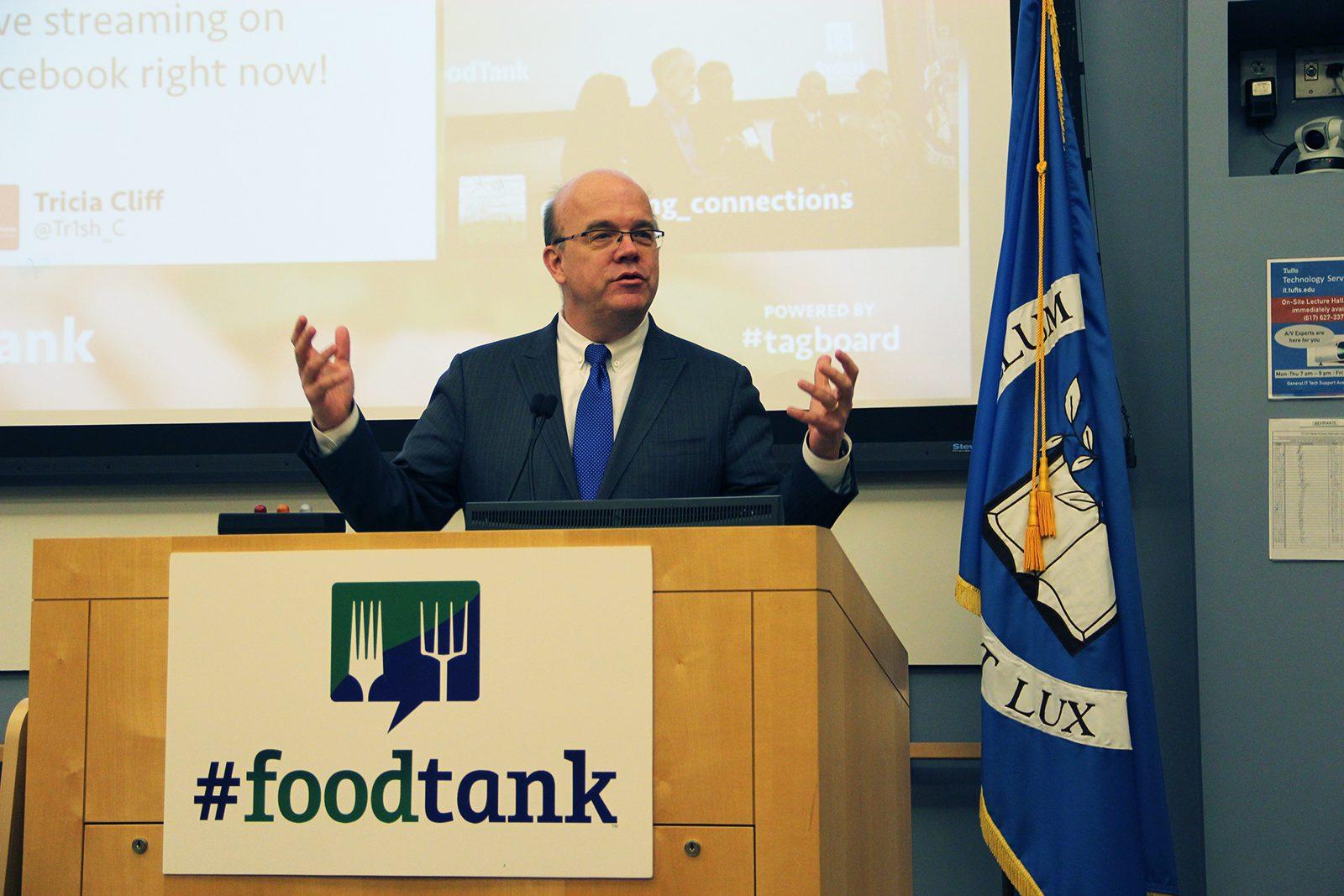 Food Tank hosts a summit Saturday and Sunday at Tufts University to discuss sustainable ways of solving world hunger, obesity and other food-related issues. PHOTO BY RUI HUANG/ DAILY FREE PRESS STAFF
