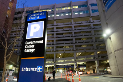 The Government Center Garage is set to be demolished to create space for an office tower and apartment building as part of a $1.5 billion dollar renovation project led by the National Real Estate Advisors and The HYM Investment Group, LLC. PHOTO BY BRIAN SONG/DAILY FREE PRESS STAFF