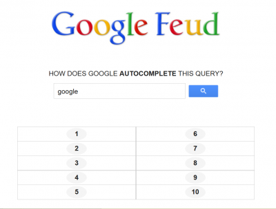 Boston University alumni created “Google Feud,” an online game that allows users to guess the most popular Google autocomplete entries. PHOTO FROM GOOGLE FEUD
