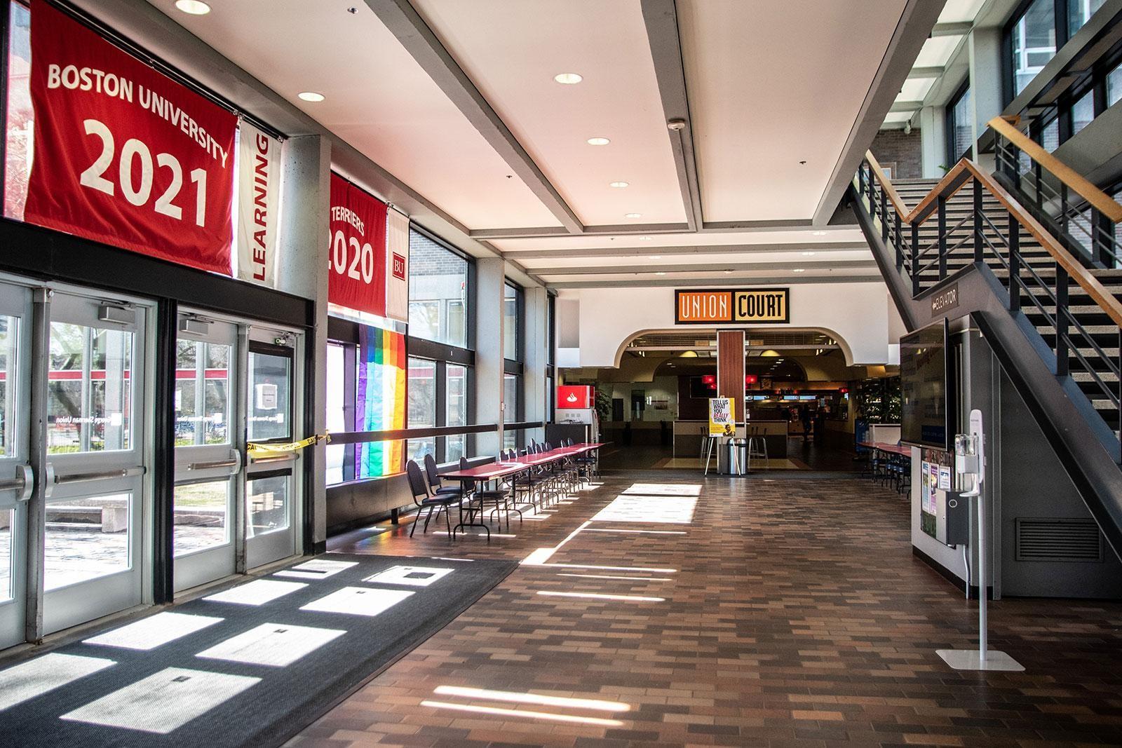 Boston University’s George Sherman Union. For the Fall semester, BU will use the GSU as well as the Tsai Performance Center to hold classes in accordance with social distancing guidelines. LAURYN ALLEN/ DFP FILE