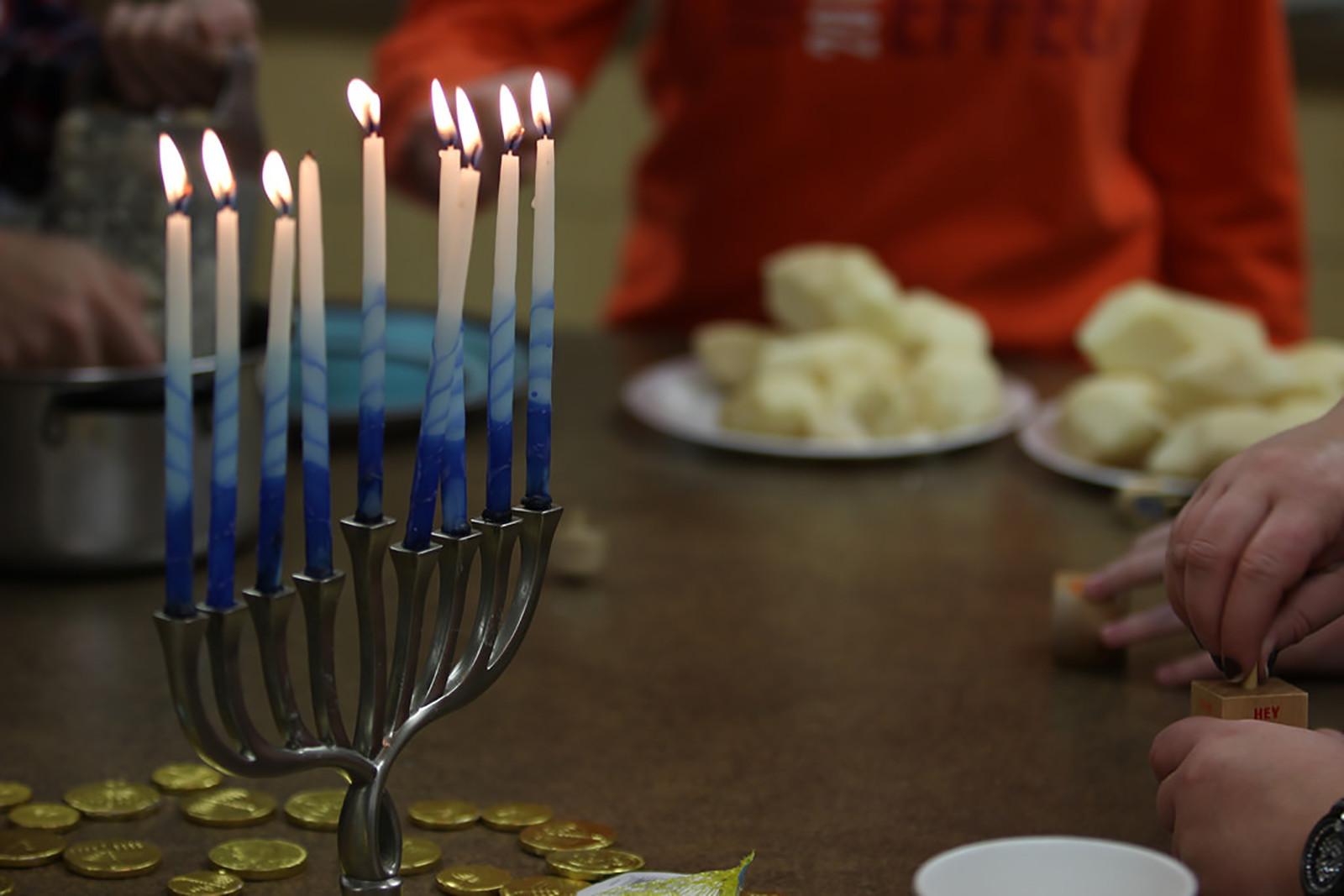 Due to the COVID-19 pandemic, Jewish community organizations in Boston are preparing for virtual Hanukkah celebrations, which will begin on Thursday. PHOTO COURTESY ROANOKE COLLEGE VIA FLICKR
 
