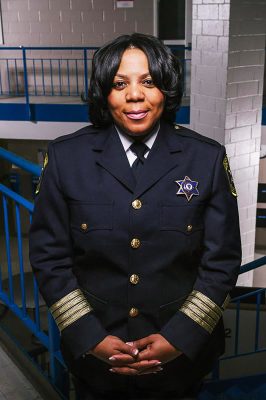Yolanda Smith, superintendent of the Suffolk County Sheriff's Department, wants to pursue a career in criminal justice since she was in high school. PHOTO COURTESY DAVID HILL