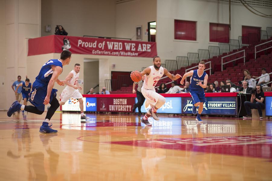 Senior guard Cedric Hankerson will be an important player for men's basketball as playoffs begin on Thursday against Lehigh. PHOTO BY MADDIE MALHOTRA/ DFP FILE PHOTO
