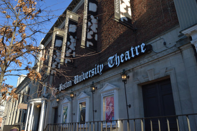 MASSCreative, an advocacy group for the arts, launched the #HuntingtononHuntington campaign on social media Wednesday in response to the possible purchase of the Boston University playhouse by an investment group. PHOTO BY ERIN BILLINGS/DAILY FREE PRESS STAFF