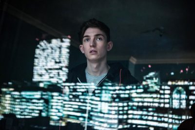Bill Milner stars in Netflix's "iBoy" as Tom Harvey, a high school student whose world turns upside down when an accident leaves sections of his smartphone implanted into his brain. PHOTO COURTESY EBEN BOLTER