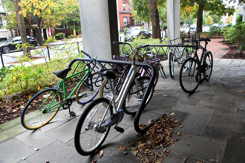 Thirty-six bike and scooter thefts have been reported to the Boston University Police Department for September and October, according to BUPD crime data. THALIA LAUZON/ DAILY FREE PRESS STAFF