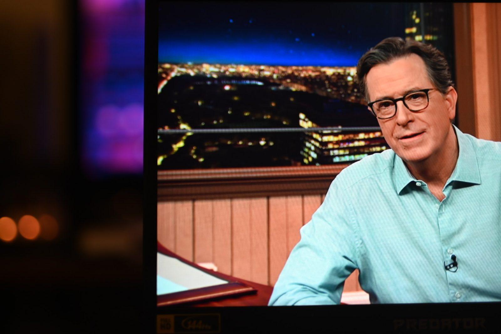The Late Show with Stephen Colbert, aired its election special, “Stephen Colbert’s Election Night 2020: Democracy’s Last Stand: Building Back America Great Again Better 2020,” on Nov. 3. ILLUSTRATION BY LAURYN ALLEN | DAILY FREE PRESS STAFF