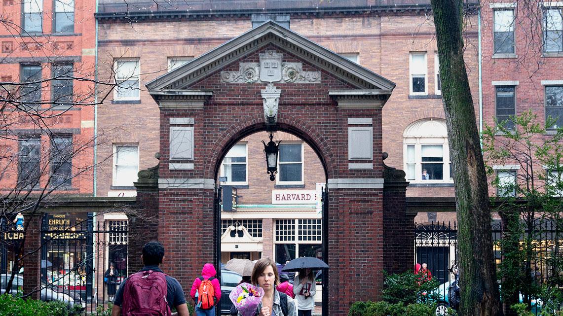 Students on campus at Harvard University. Challenges to affirmative action at Harvard University and University of North Carolina, Chapel Hill will be heard by the Supreme Court which could end the practice of affirmative action in college admissions. MADHAV KOHLI/DFP FILE