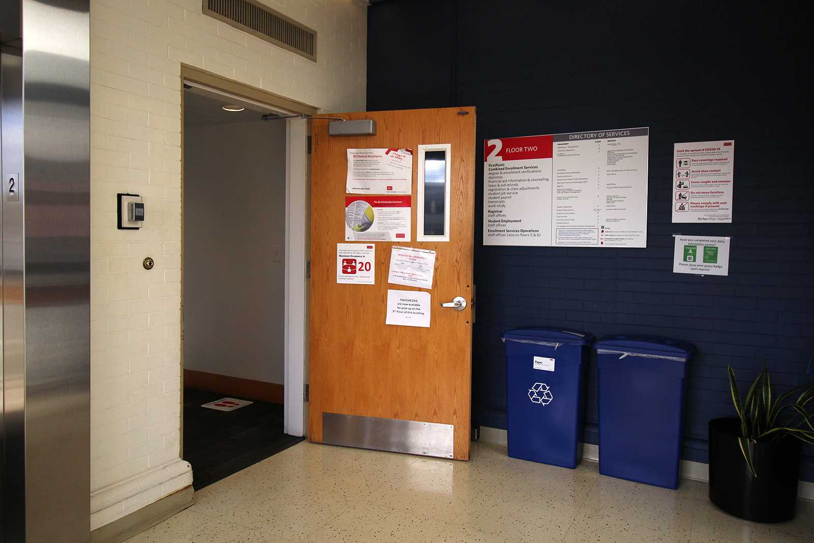 Boston University’s Student Employment Office. SEO offered remote jobs and created new positions this year, but some students still feel work-study job availability has decreased. HANNAH YOSHINAGA/ DAILY FREE PRESS STAFF