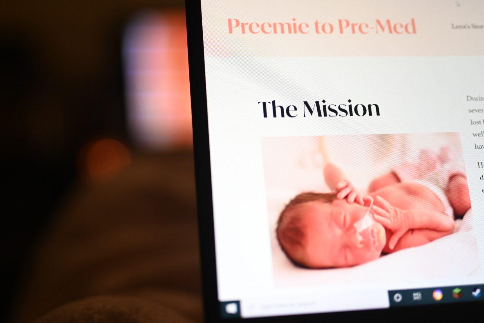 Lena Papadakis, a pre-medical senior in Boston University’s Sargent College of Health and Rehabilitation Sciences, founded Preemie to Pre-Med, a nonprofit dedicated to supporting child life departments in New England hospitals. ILLUSTRATION BY LAURYN ALLEN/ DAILY FREE PRESS STAFF

