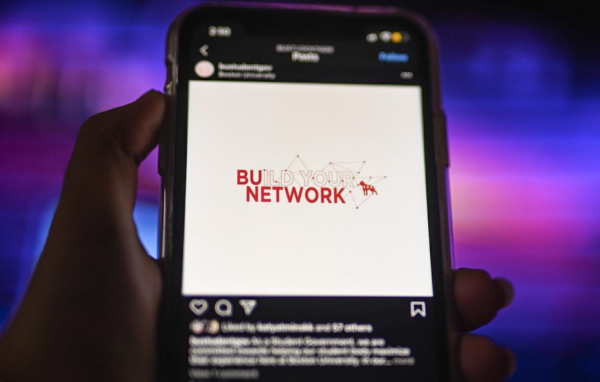 Boston University’s Student Government has created the “Build Your Network” series, which aims to connect students and alumni virtually. ILLUSTRATION BY LAURYN ALLEN/ DAILY FREE PRESS STAFF