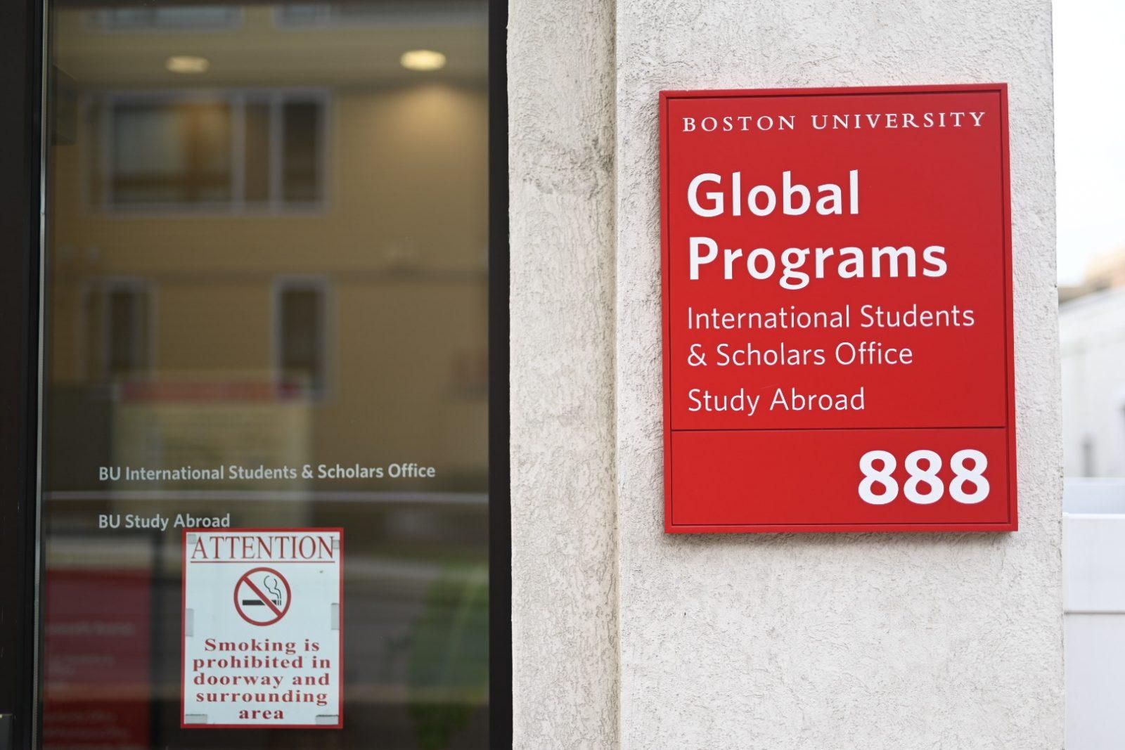 Boston University’s Global Programs building. BU Study Abroad is currently considering the possibility of offering programs for the Spring 2021 semester. LAURYN ALLEN/ DAILY FREE PRESS STAFF




