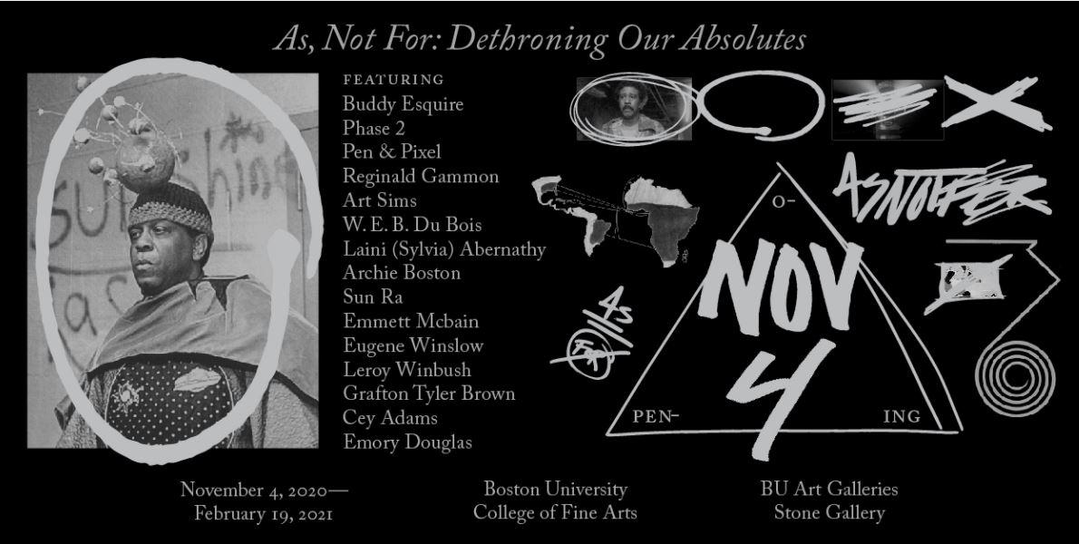 A traveling exhibition curated by graphic designer Jerome Harris is currently on display at the College of Fine Arts’ Stone Gallery until Feb. 19. The exhibit aims to amplify the work of Black designers who have not received the recognition they deserve. COURTESY OF BOSTON UNIVERSITY COLLEGE OF FINE ARTS