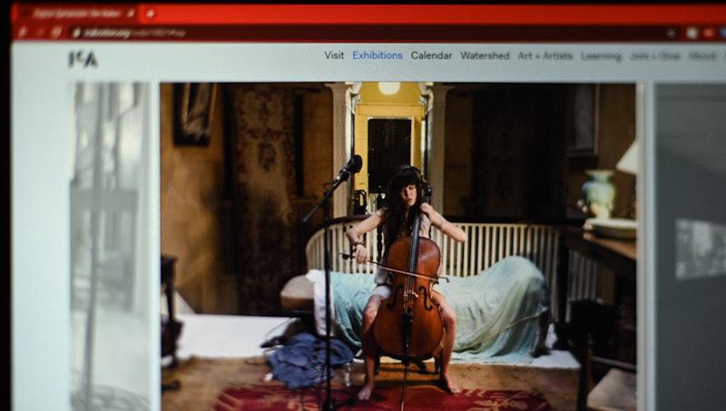 Icelandic artist Ragnar Kjartansson’s exhibit “The Visitors” reopened for Institute of Contemporary Art members on Wednesday. ILLUSTRATION BY LAURYN ALLEN/ DAILY FREE PRESS STAFF