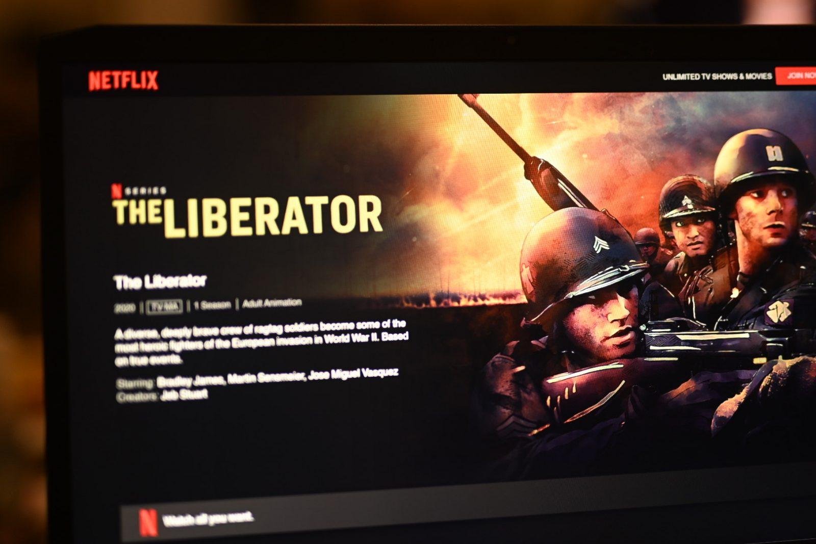 “The Liberator,” a four-part animated miniseries about World War II, was released on Netflix on Veteran’s Day. ILLUSTRATION BY LAURYN ALLEN/ DAILY FREE PRESS STAFF