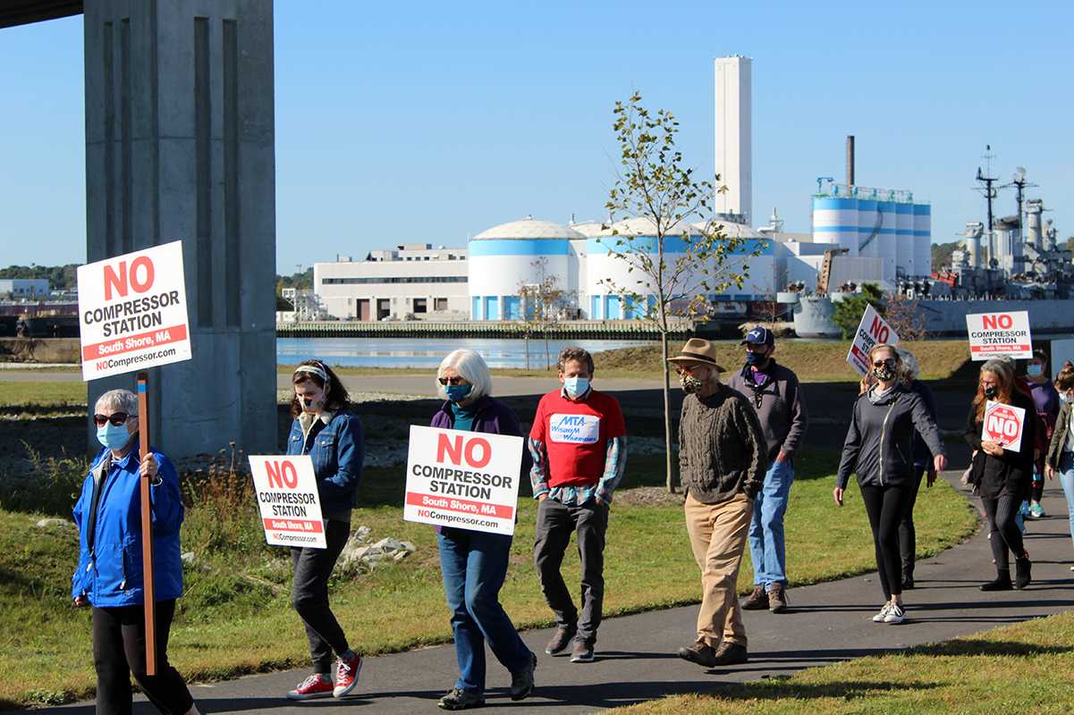 The Weymouth Natural Gas Compressor Station is under investigation by the U.S. Department of Transportation’s Pipeline and Hazardous Materials Safety Administration after two unplanned gas leaks which led to the emergency shutdown of the station twice in the past four weeks. SAMUELE PETRUCCELLI/ DAILY FREE PRESS STAFF
