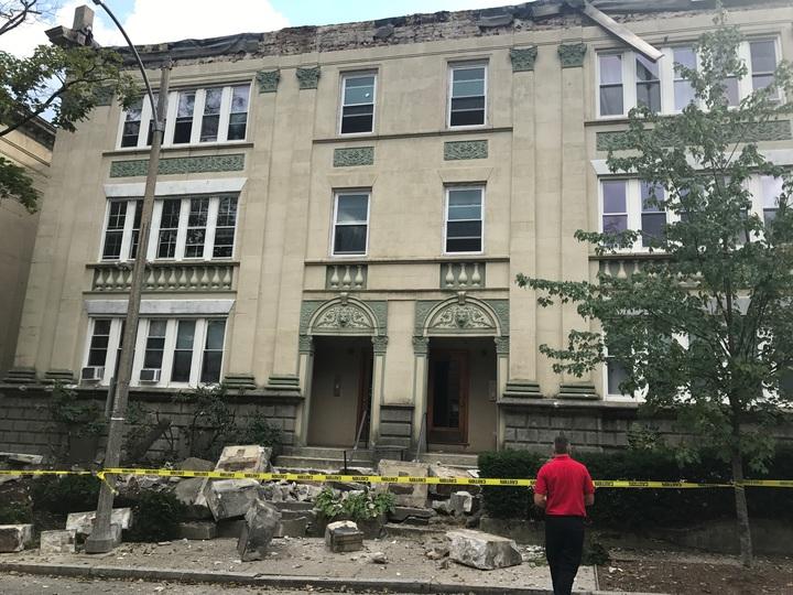 Apartment facade collapses in Brookline, displacing BU students