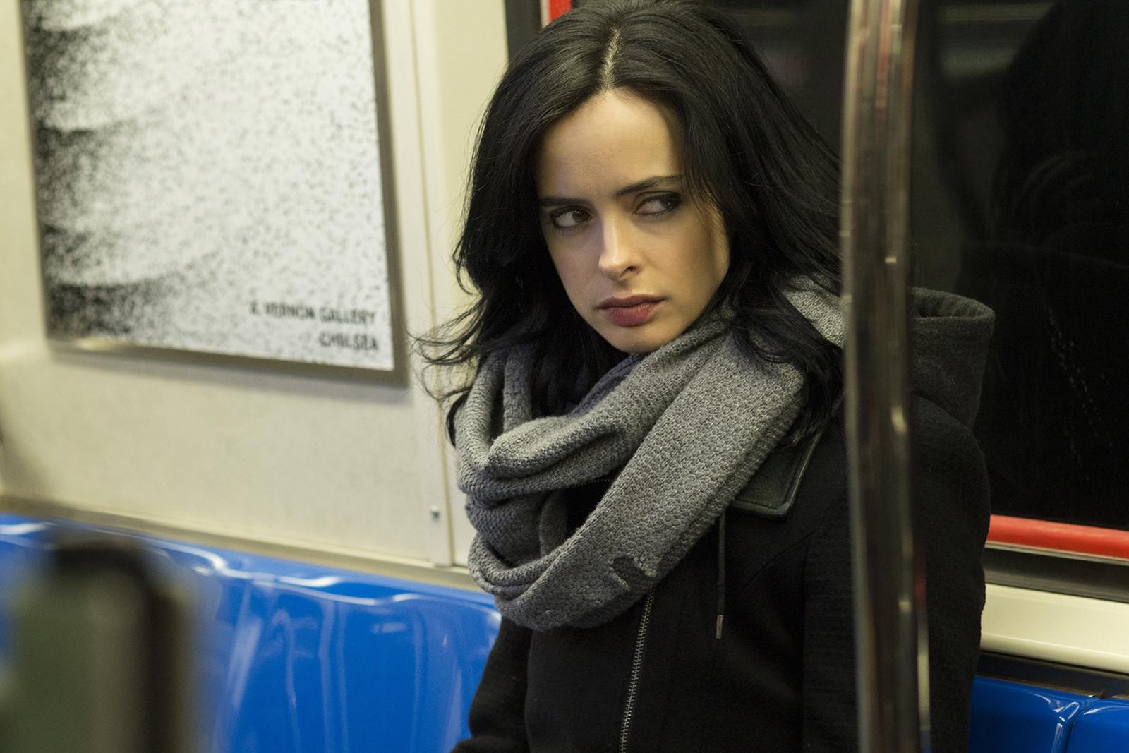 Krysten Ritter plays the lead role in the new Netflix series "Jessica Jones," featuring a fictional Marvel superhero. PHOTO COURTESY MYLES ARONOWITZ/NETFLIX