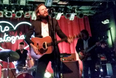 Father John Misty performs at the Paradise Rock Club Tuesday. PHOTO BY STEVE FRIEDMAN/DAILY FREE PRESS STAFF