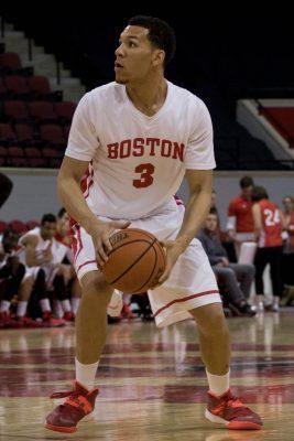 Senior guard Eric Fanning returned to form, scoring 17 points against American. PHOTO BY JUSTIN HAWK/ DAILY FREE PRESS STAFF