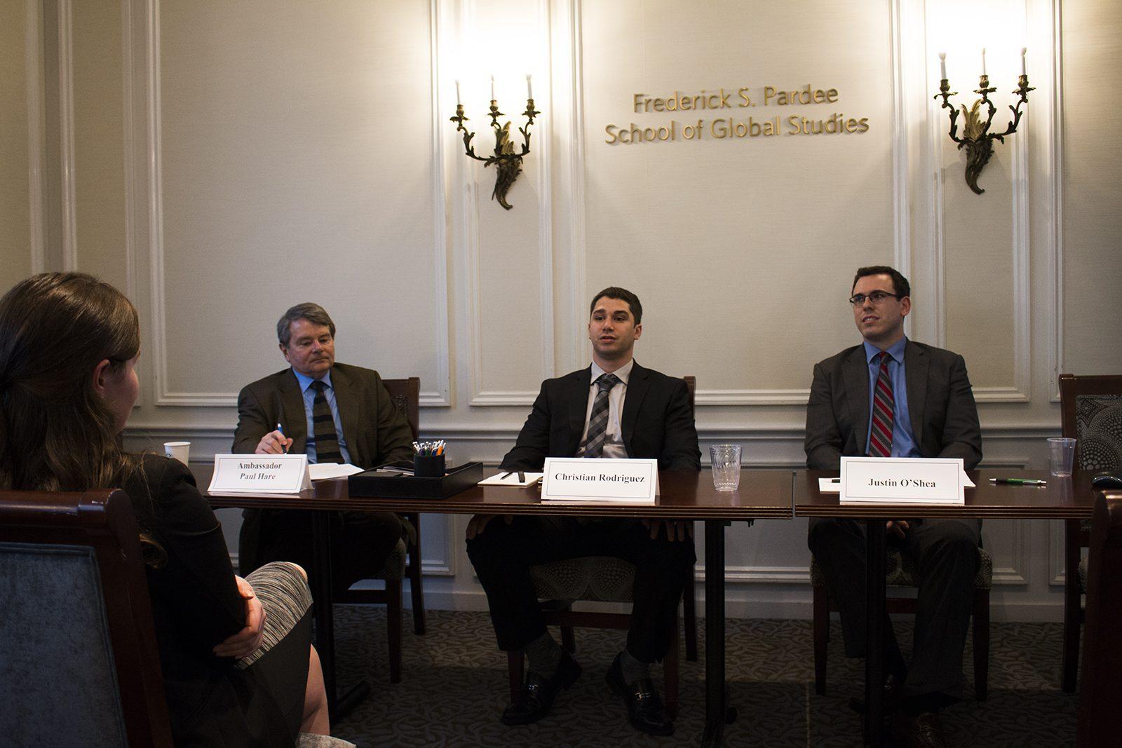 The Pardee Graduate Council hosts a panel of Boston University graduate scholars to discuss their research in a forum, ”Walls or Bridges? Restructuring for a Better Tomorrow” this weekend. PHOTO BY KANKANIT WIRIYASAJJA/ DAILY FREE PRESS STAFF