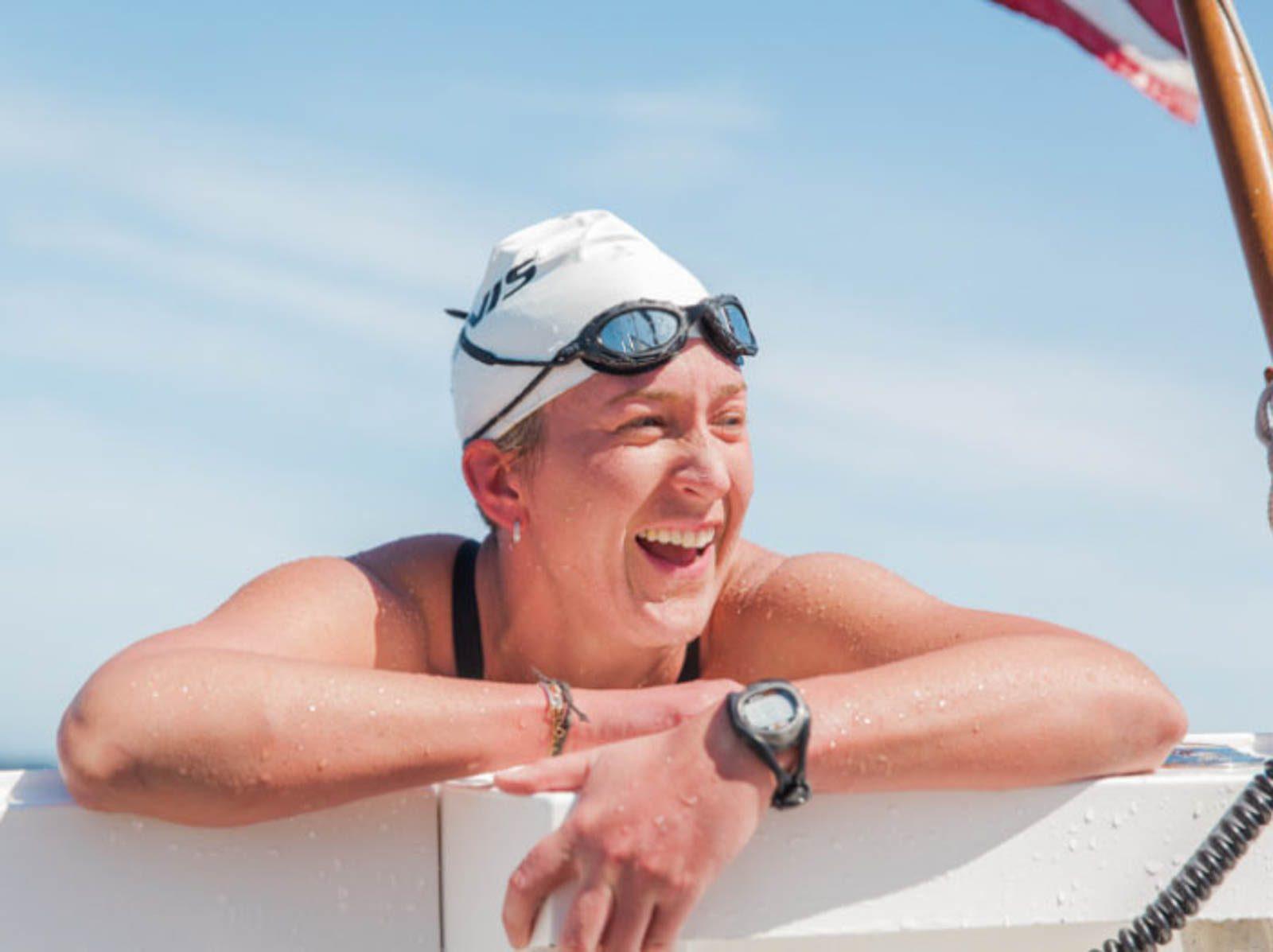 Kim Chambers in “Kim Swims” (2017). COURTESY OF KATE WEBBER/ KIM SWIMS LLC.
