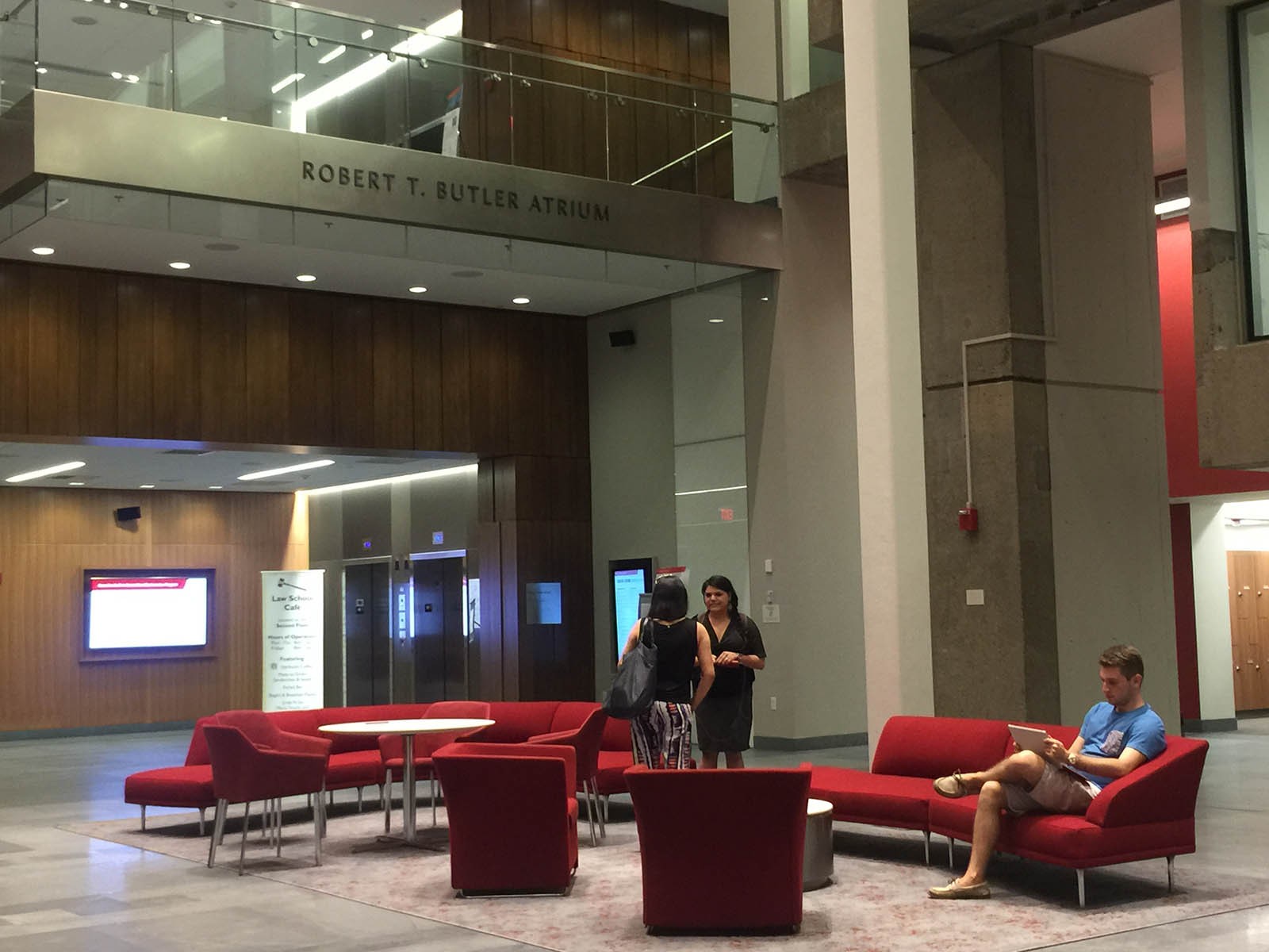 After two and a half years of construction and renovations, the now LEED-certified Law Tower is complete. PHOTO BY L.E. CHARLES/DAILY FREE PRESS STAFF