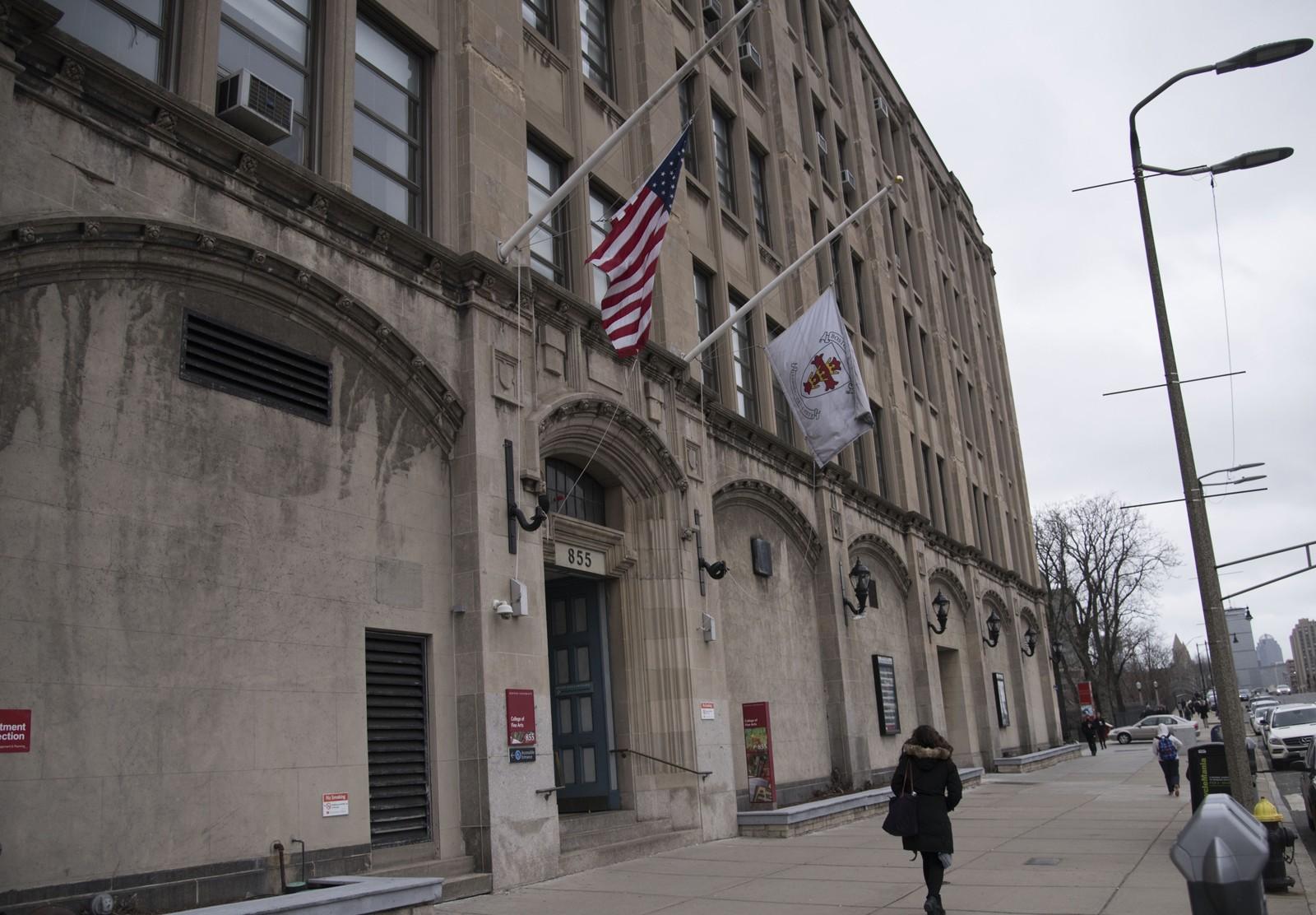 BU Provost and Chief Academic Officer Jean Morrison announced Wednesday that designs for a new 250-seat studio theater and a production space across from the College of Fine Arts are under rapid development. PHOTO BY LEXI PLINE/DAILY FREE PRESS STAFF